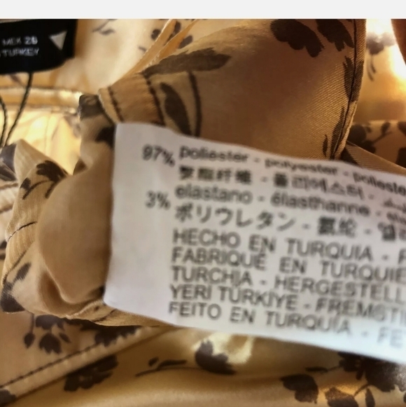 ZARA floral salmon pink midi skirt - Picture 5 of 8